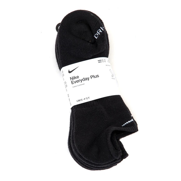 Nike dri-fit everyday plus cushioned no show socks 3 pack SX6889-010 - Picture 11 of 11
